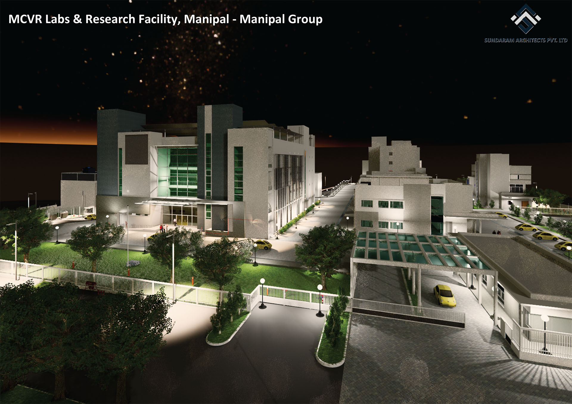 Sundaram Architects designed MCVR Labs & Research Facility, Manipal - Manipal Group